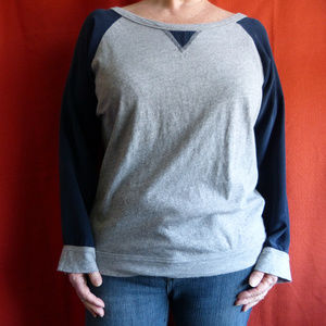 3/$25 J Crew Vintage Silk Raglan Tee